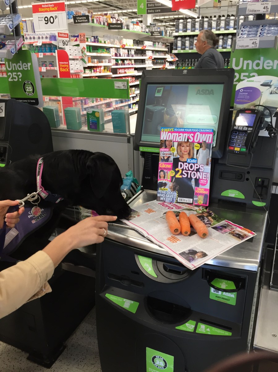 Ethan buying Woman's Own!