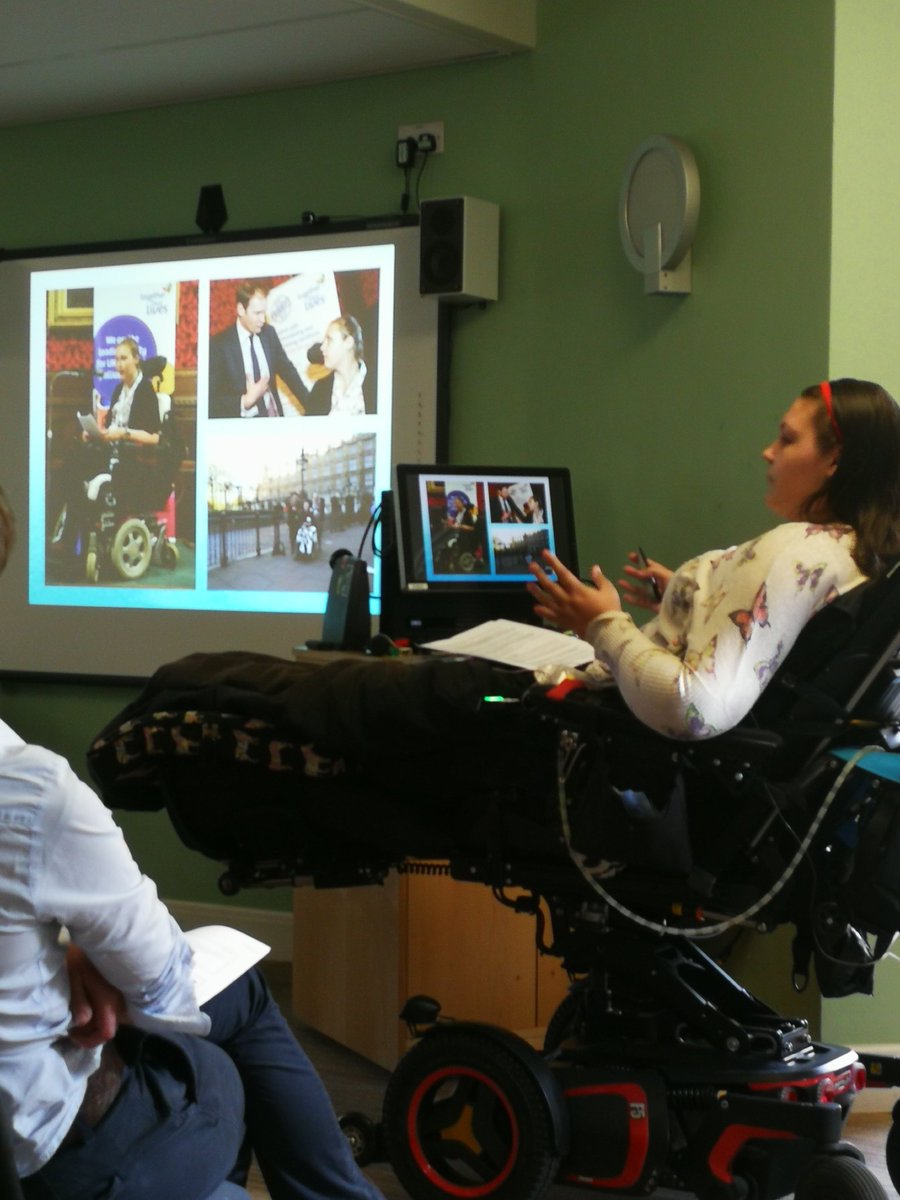 Lucy and Molly presenting