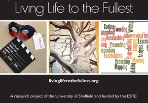 Living Life to the Fullest postcard