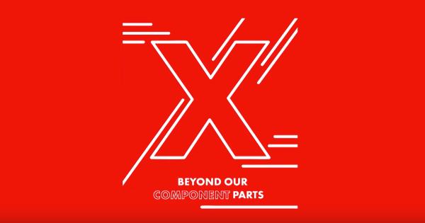 TedXNHS logo: Beyond Our Component Parts
